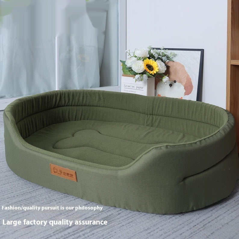 WilderPaw WilderHaven - Hundebett für Alle Jahreszeiten Grau