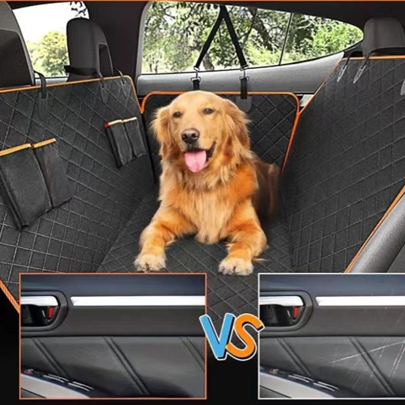 WilderPaw JourneyGuard - Protector de asiento Borde naranja