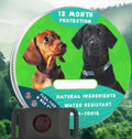 WilderPaw WildGuard - Beskyttelseshalsbånd Sort