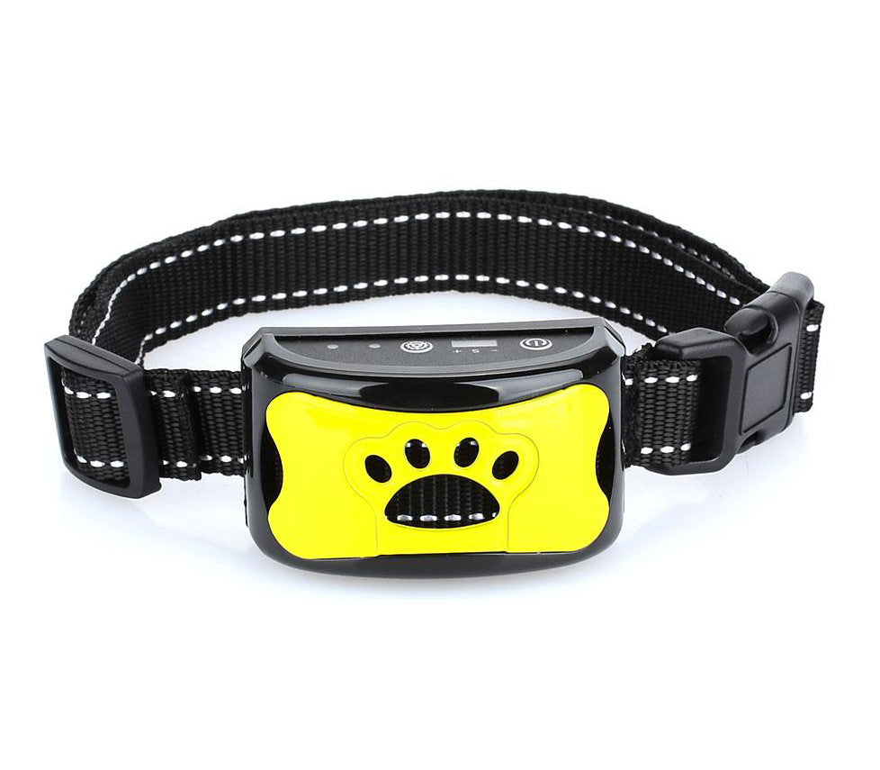 WilderPaw GlowStrap - Genopladeligt halsbånd Gul