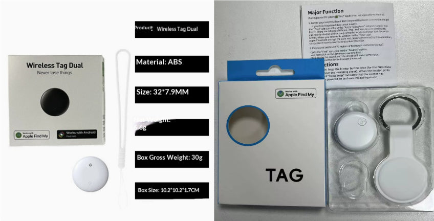 WilderPaw VentureWrap - Adventure Tag Holder Black