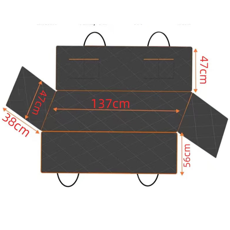WilderPaw JourneyGuard - Protector de asiento Borde naranja