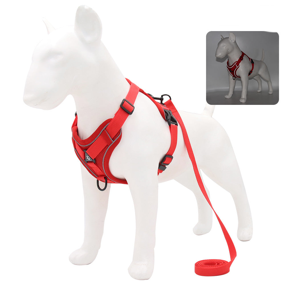 WilderPaw StrideVest - Harness Lead Green 1.5m flat rope