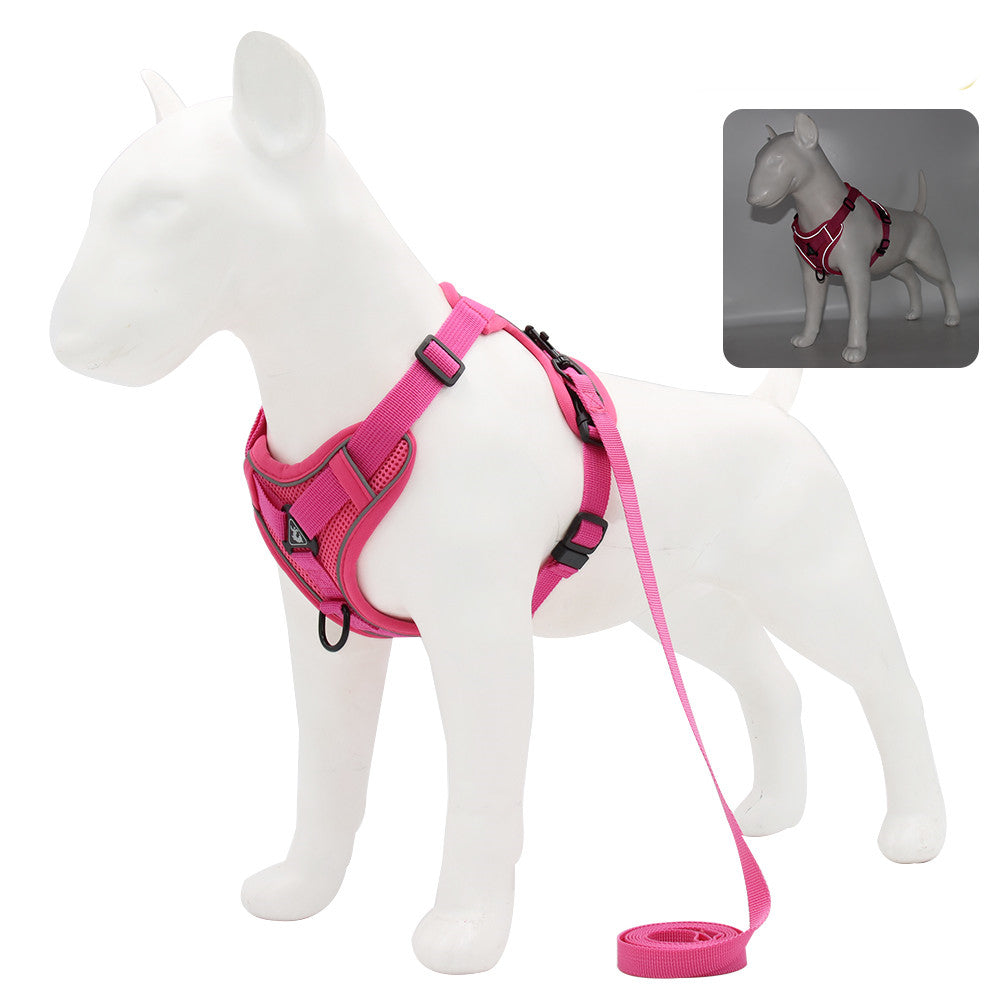 WilderPaw StrideVest - Harness Lead Green 1.5m flat rope