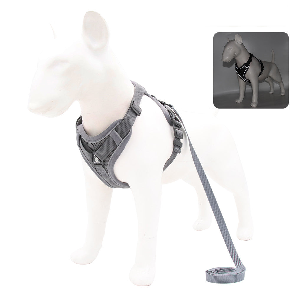 WilderPaw StrideVest - Harness Lead Green 1.5m flat rope