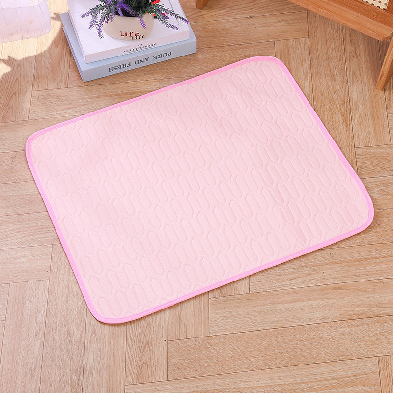 WilderPaw BreezeLounge - Refreshing Dog Mat Sky Blue Ice Silk Mat
