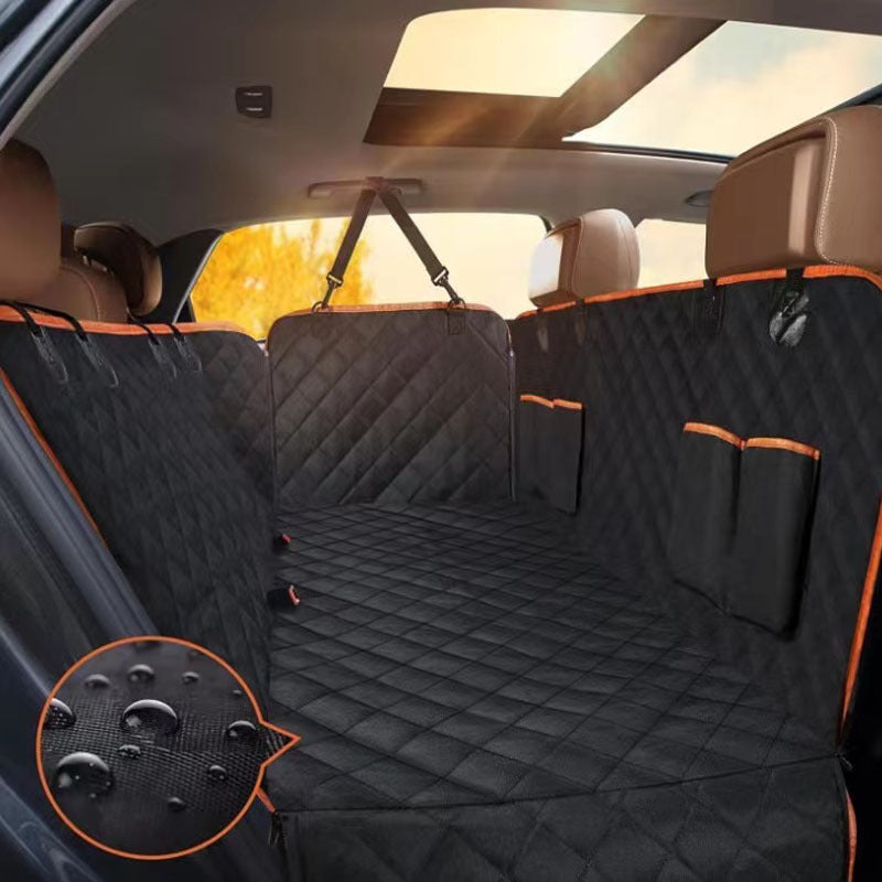 WilderPaw JourneyGuard - Protector de asiento Borde naranja
