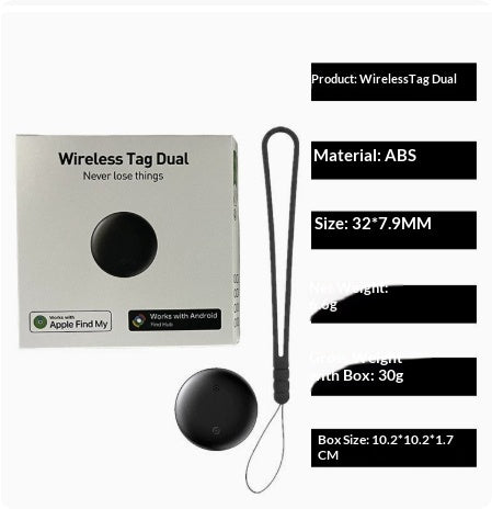 WilderPaw VentureWrap - Adventure Tag Holder Black