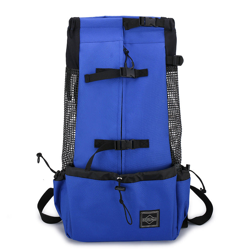 WilderPaw SummitPack dog carry backpack in blue