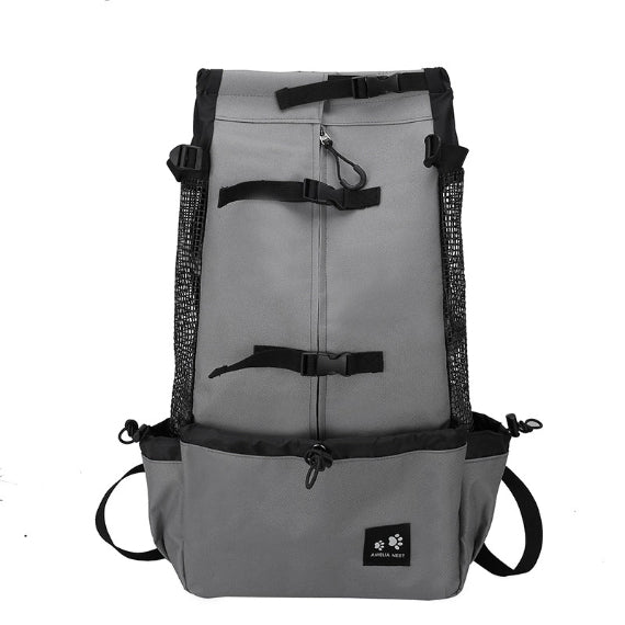 WilderPaw SummitPack dog carry backpack in dark grey