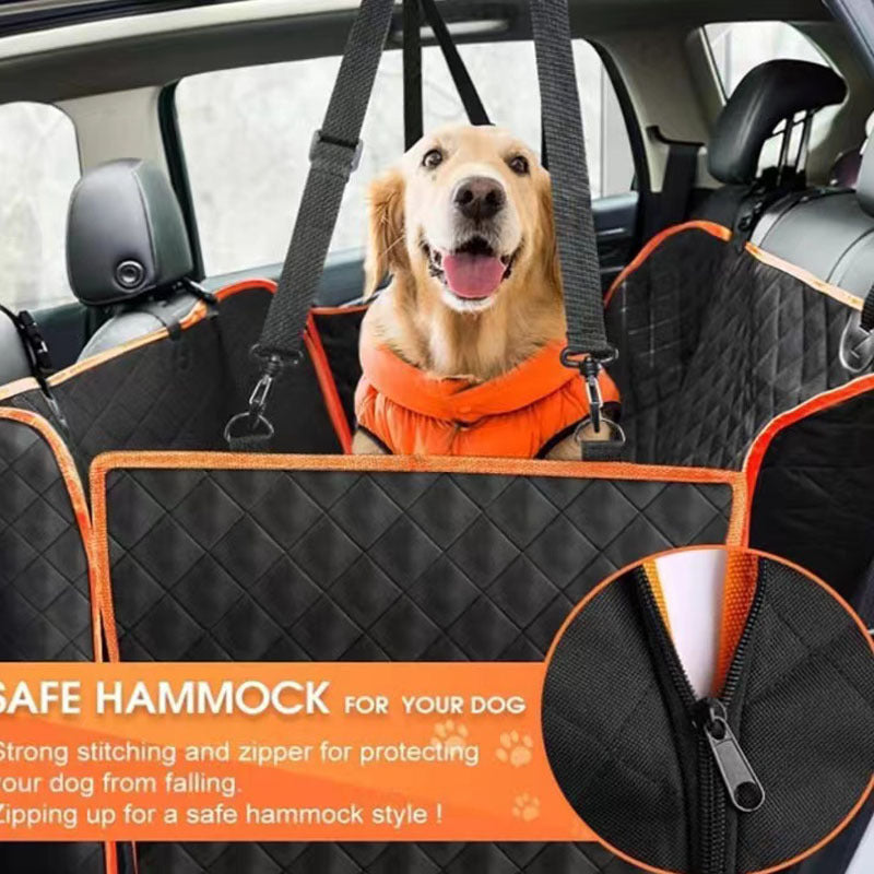 WilderPaw JourneyGuard - Protector de asiento Borde naranja