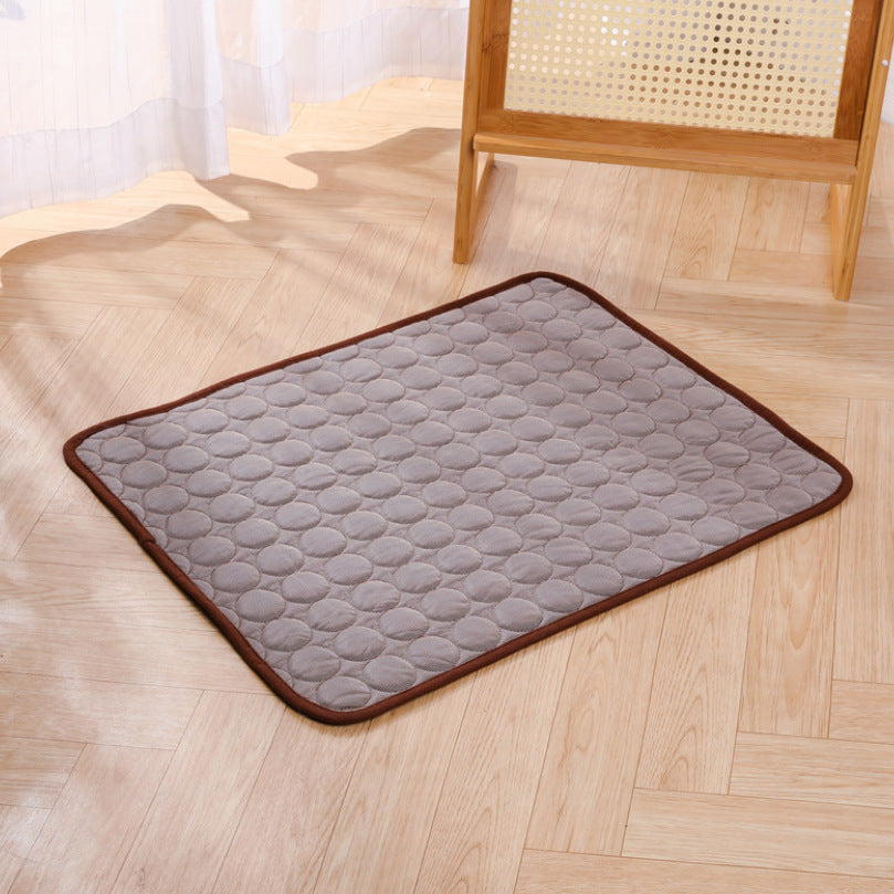 WilderPaw BreezeLounge - Refreshing Dog Mat Sky Blue Ice Silk Mat