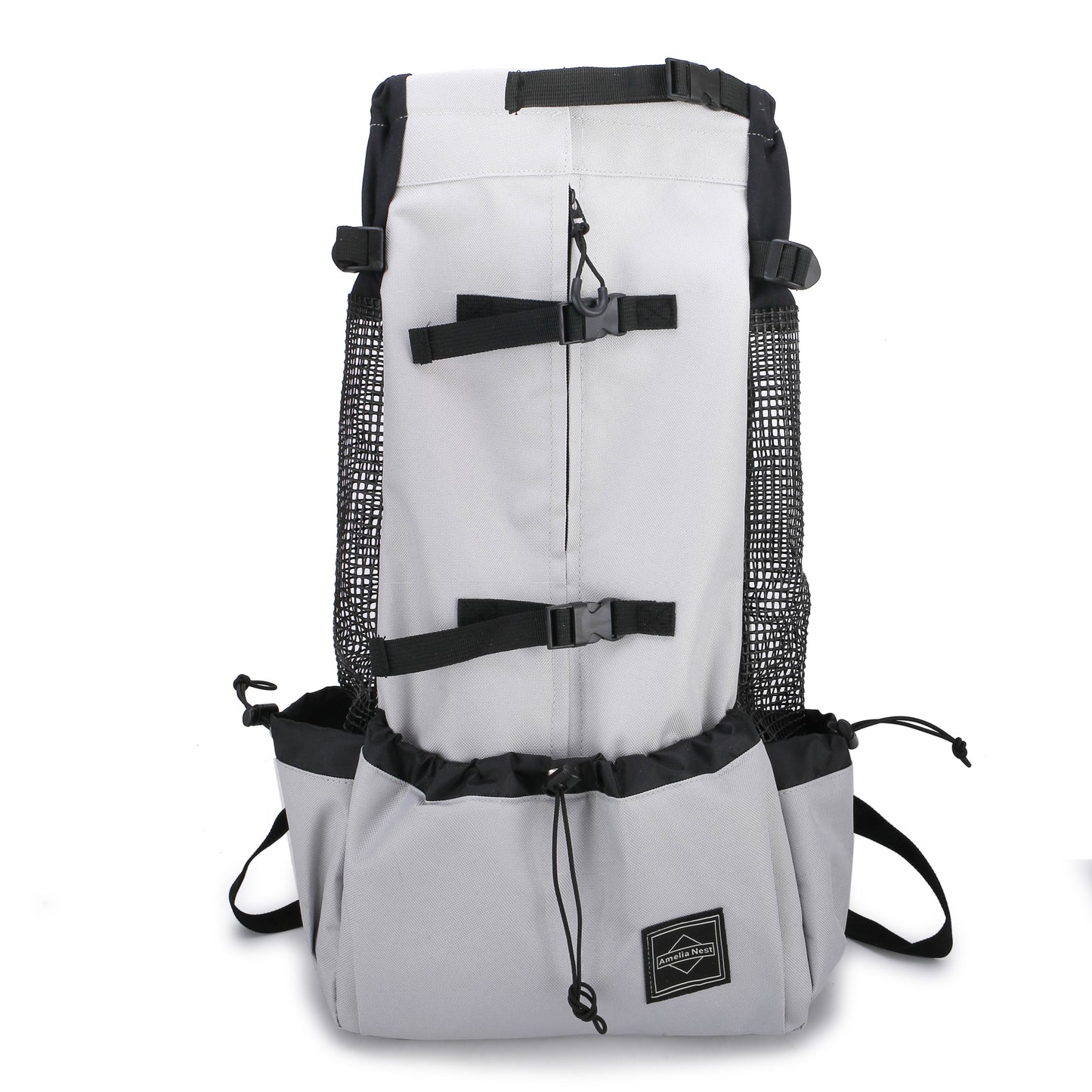 WilderPaw SummitPack dog carry backpack in grey