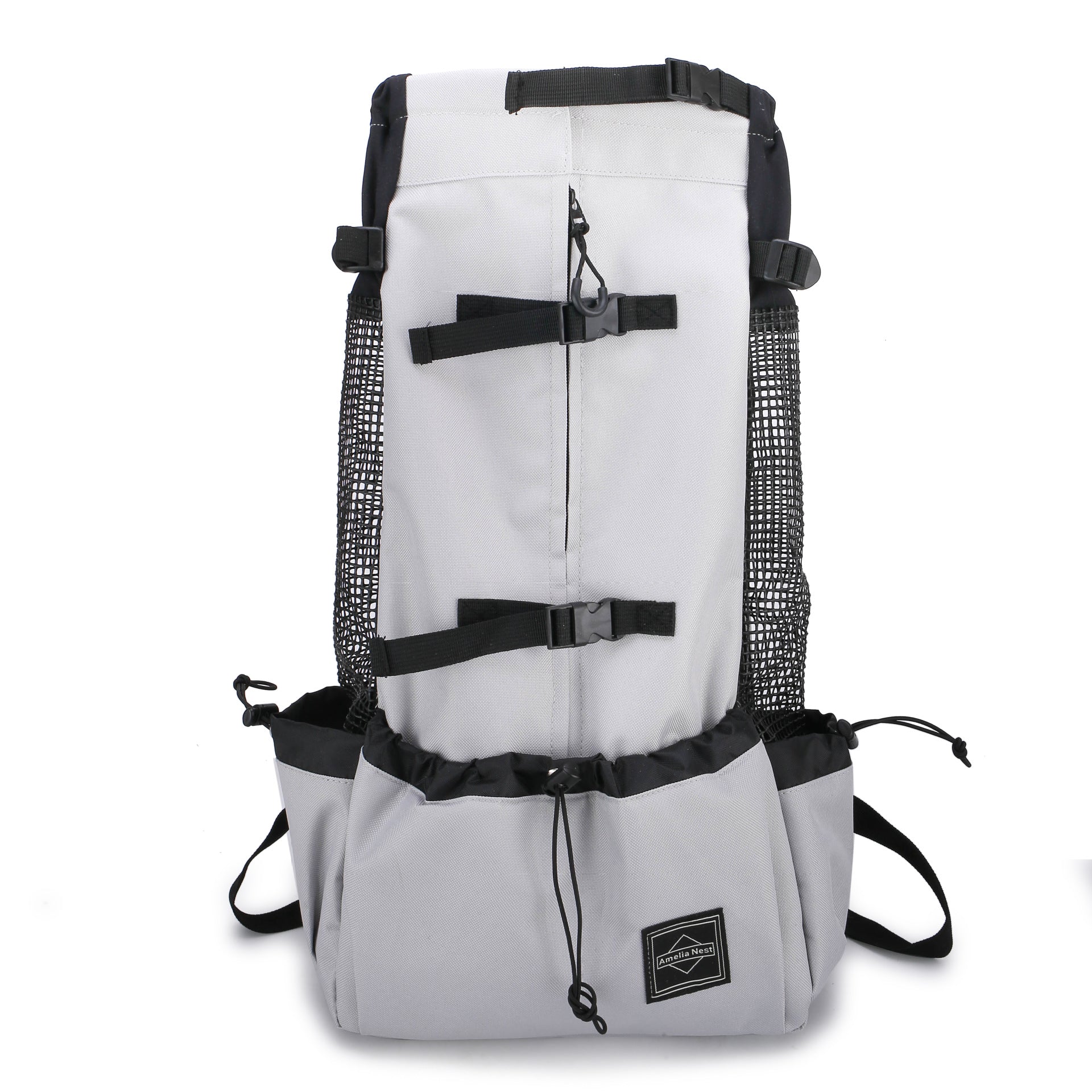 WilderPaw SummitPack dog carry backpack in grey