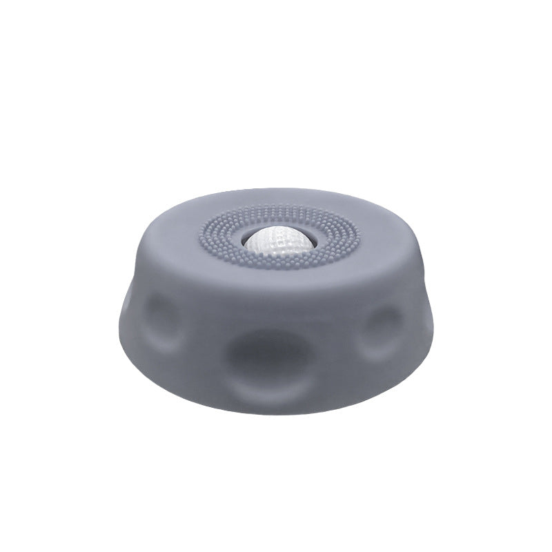 WilderPaw LickWell silicone slow-feed lick bowl with rolling ball in grey