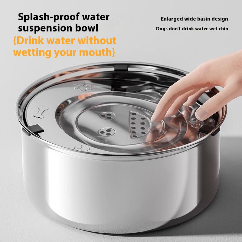 WilderPaw AquaFlow - Vandskål Sølv