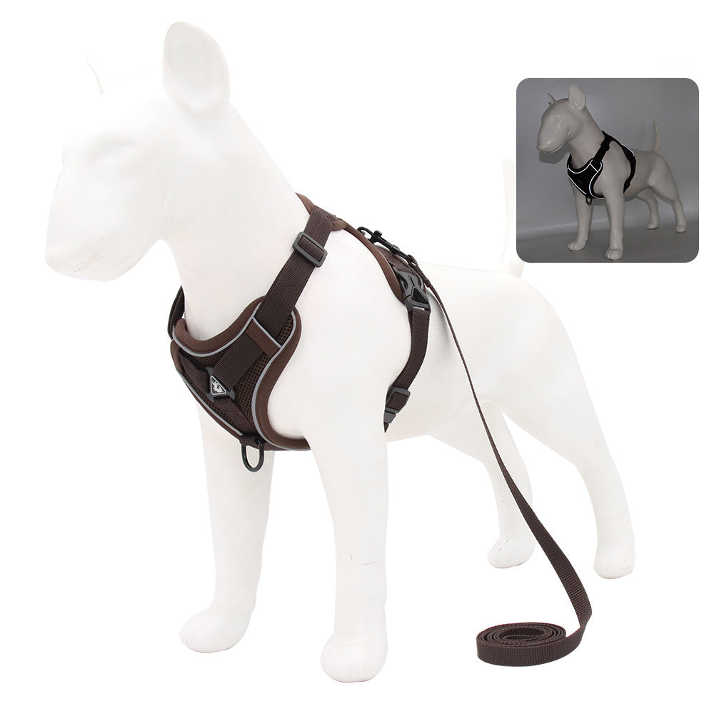 WilderPaw StrideVest - Harness Lead Green 1.5m flat rope
