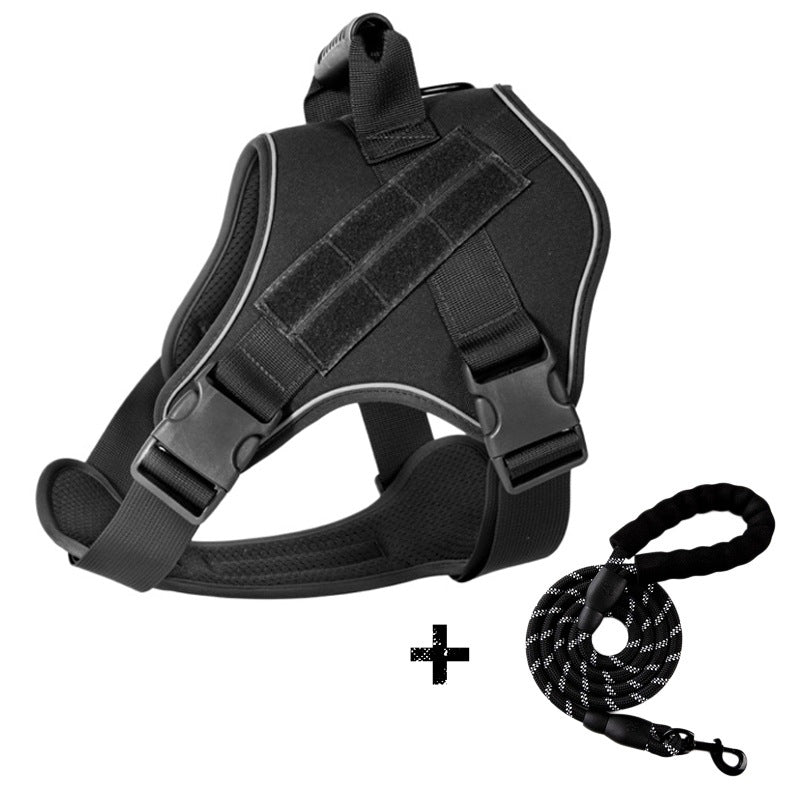 WilderPaw SummitVest - Adventure Harness 905 Black Chest Harness