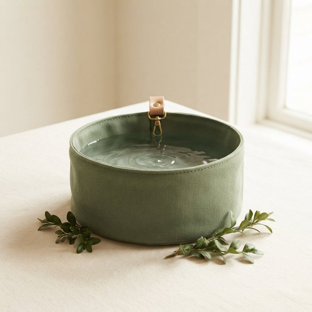 WilderPaw RoamBowl opened into a bowl holding water