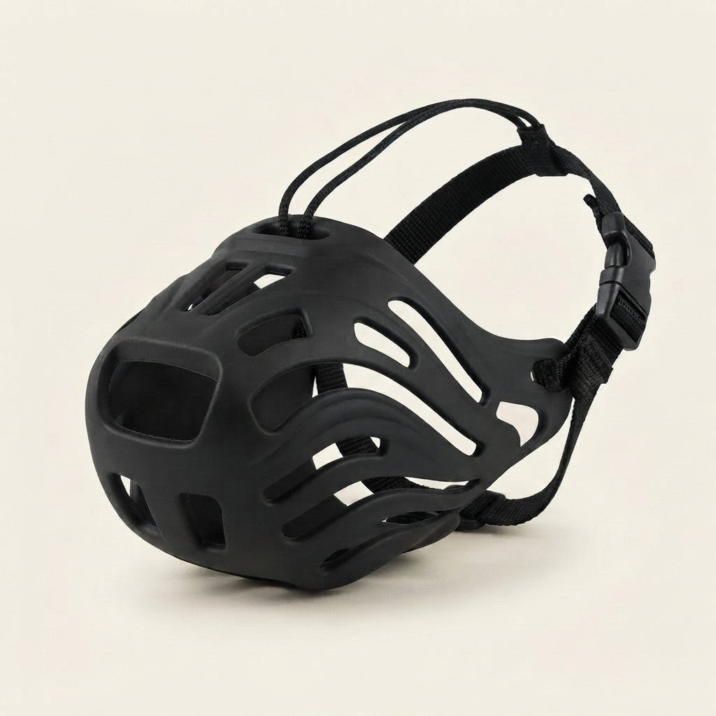 WilderPaw SnoutGuard - Soft Basket Dog Muzzle for Calm Walks & Grooming