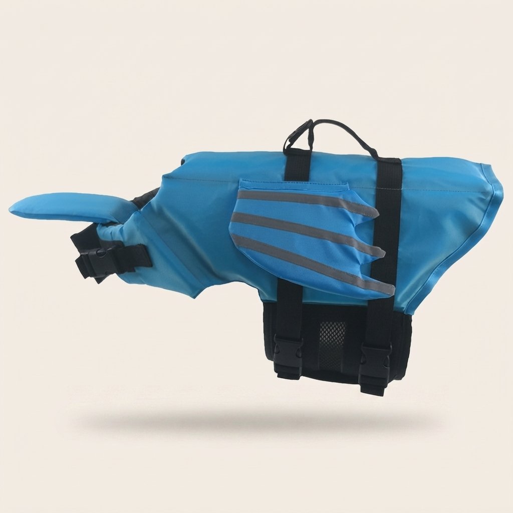 WilderPaw SwimSafe reflective dog life jacket in blue