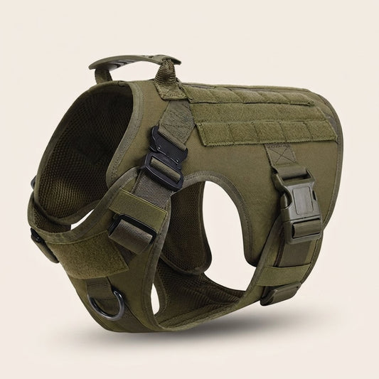 WilderPaw TrailHarness tactical dog harness in forest green