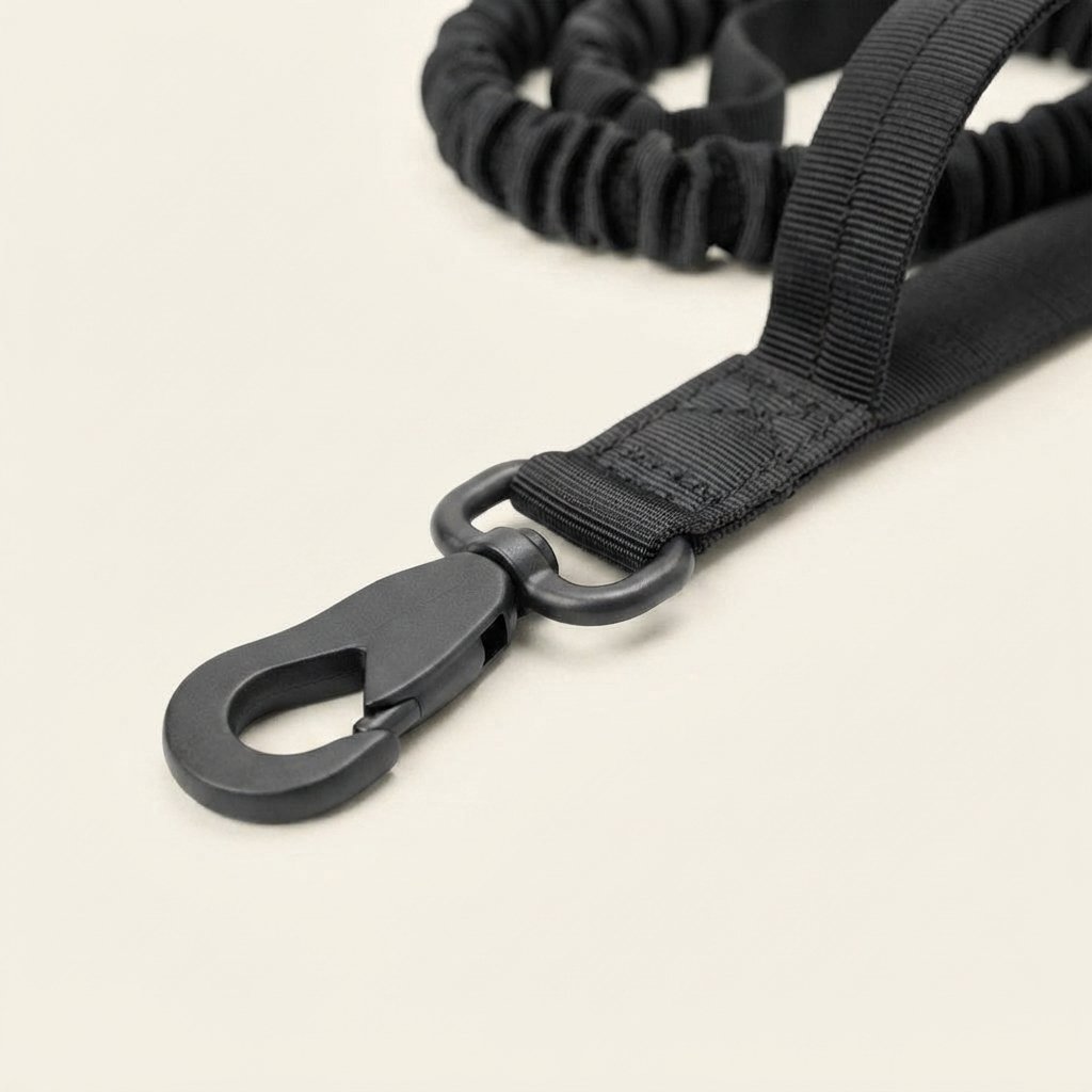 WilderPaw TrailLeash - Tactical Bungee Dog Leash with Two Handles