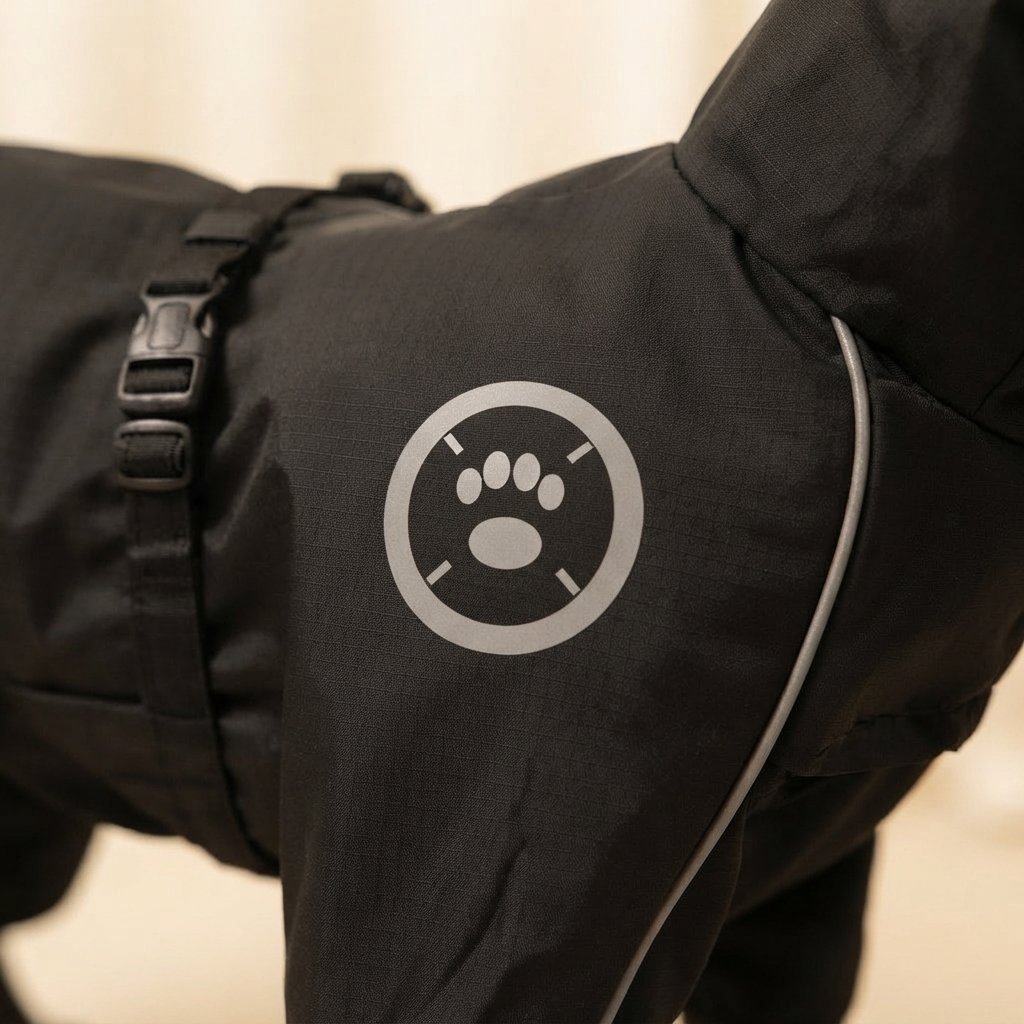 WilderPaw RainArmor - Waterproof Reflective Dog Raincoat - product view 4