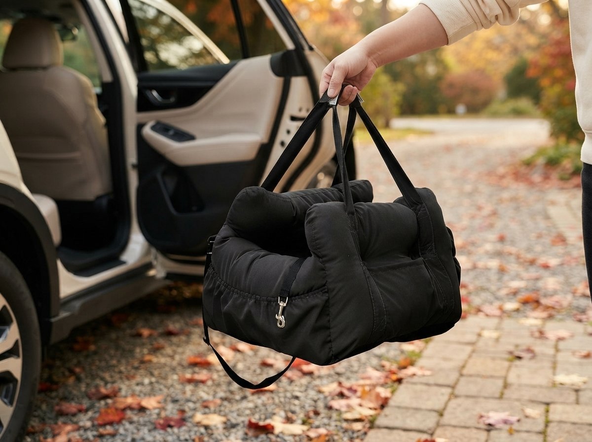 WilderPaw RoadRest dog car seat bed