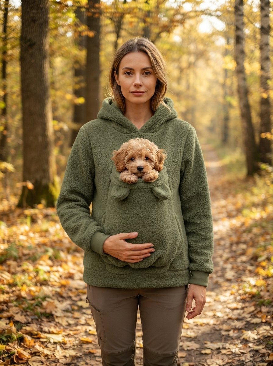 WilderPaw RoamHood pet carrier hoodie