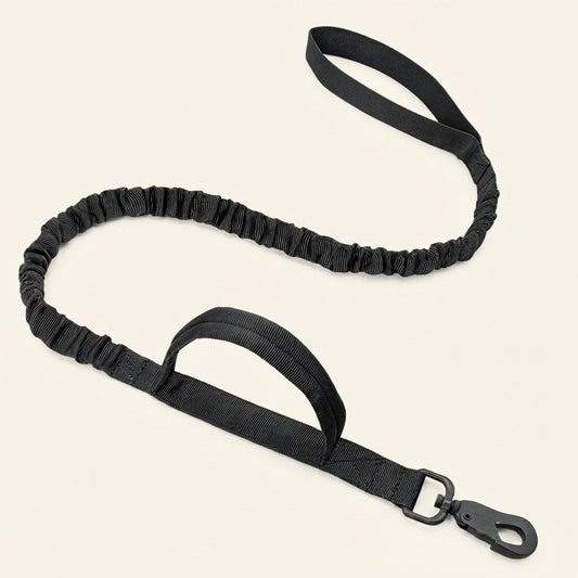 WilderPaw TrailLeash - Tactical Bungee Dog Leash with Two Handles