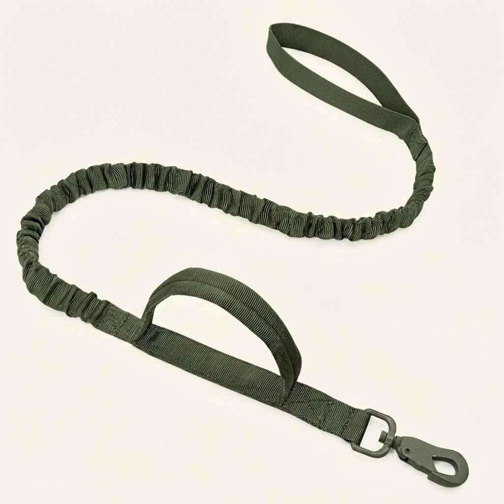 WilderPaw TrailLeash - Tactical Bungee Dog Leash with Two Handles - product view 2