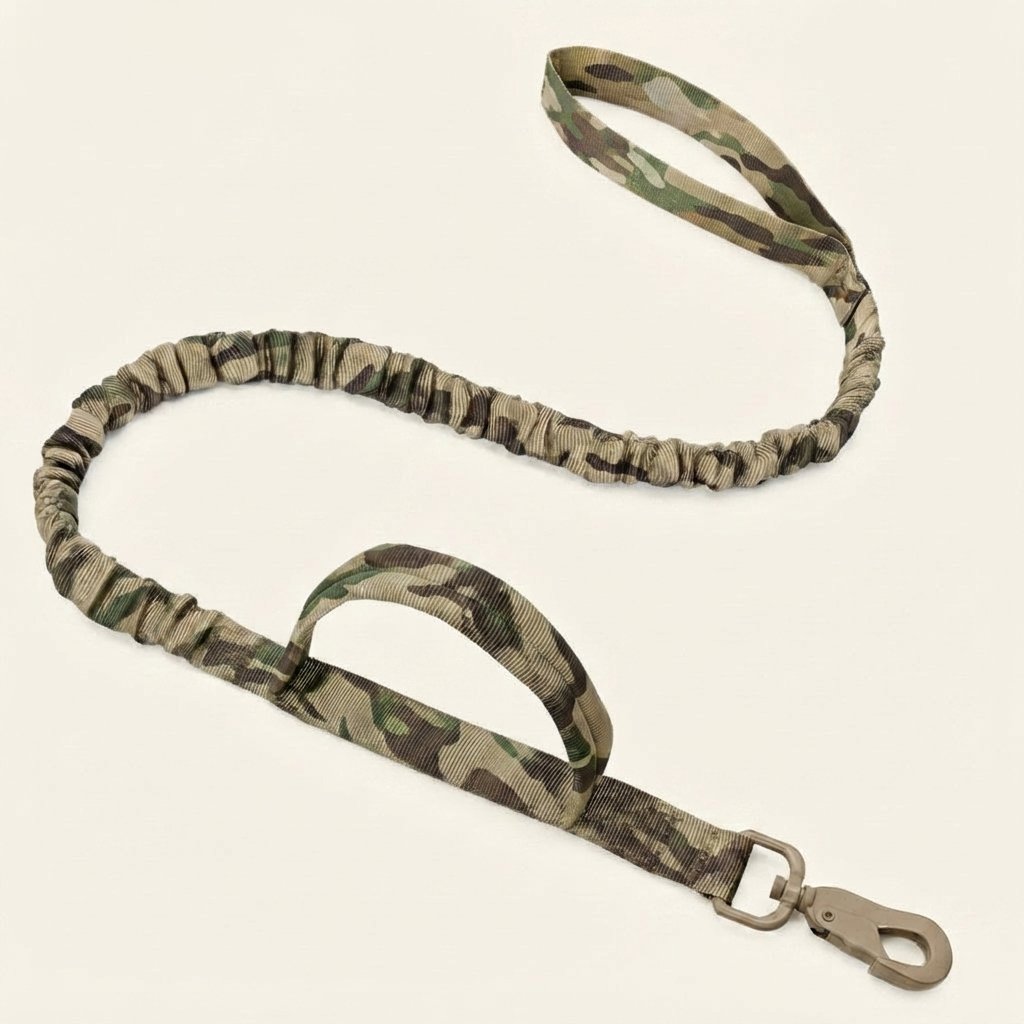 WilderPaw TrailLeash - Tactical Bungee Dog Leash with Two Handles - product view 3